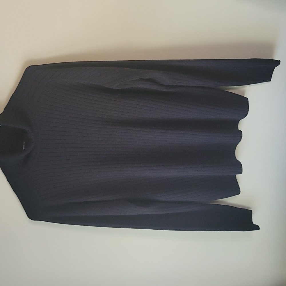 Amanda Smith Ribbed Turtleneck Sweater SZ L